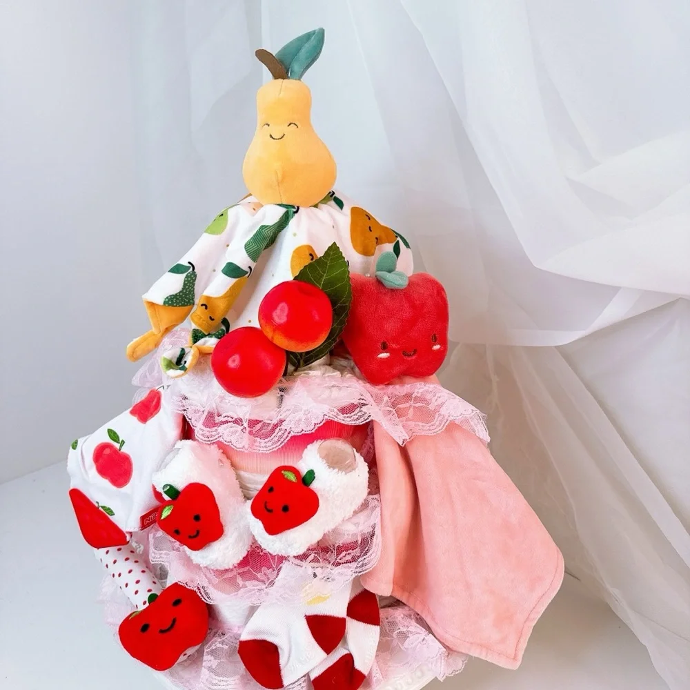 Fruits Diaper Cake, Baby Shower Gift